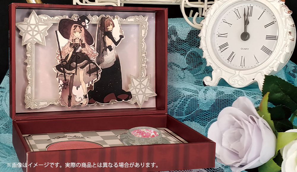 童話コスメ×初音ミク シンデレラ コスメパレット 二人の魔法使い